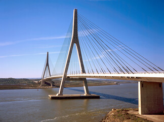 Puente International bridge between Spain and Portugal