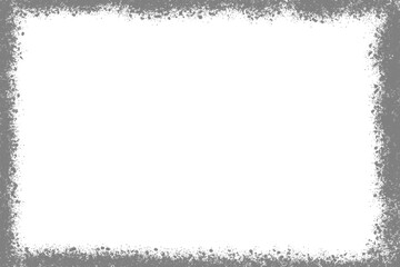 Dot Grunge Texture Border Frame Over Transparent