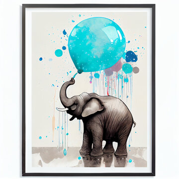 balloon and elephant