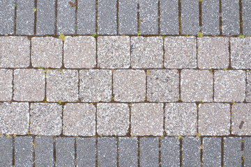Stone foot path surface. Abstract background for design.