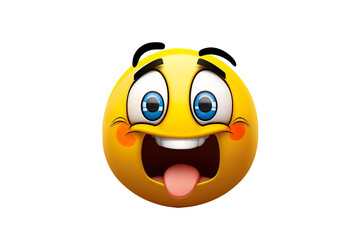 3D Rendering, emoji constricted - photoshop - Generative AI technology.