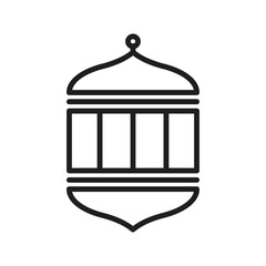 Islamic Icons Line Art Vector, Ramadan Kareem Elements, Eid Mubarak Design Elements, Muslim Prayer, Mosque, 