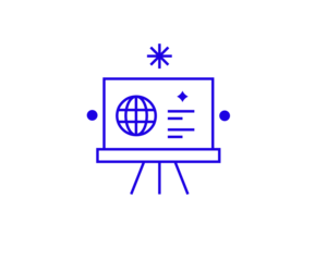 Isolated Geometric concept of presentation vector illustration in a flat style for website, mobile app, banner, ui ux design, web design, business, marketing, landing page,   web development