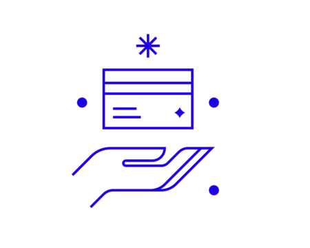Isolated Geometric concept of credit card vector illustration in a flat style for website, mobile app, banner, ui ux design, web design, business, marketing, landing page,   web development