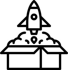 rocket launch icon