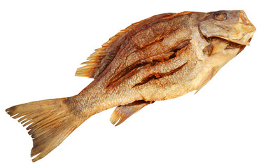 Dried Barramundi or Koral fish of Southeast Asia - obrazy, fototapety, plakaty