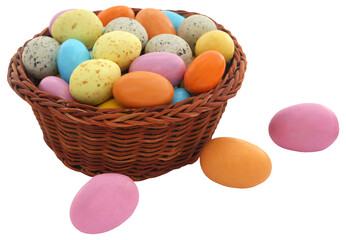 Decorated easter eggs