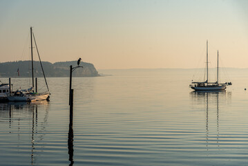 Fototapeta premium boats in the bay