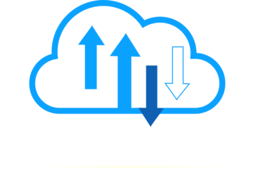 Cloud computing network. Cloud technology, Cloud data transfer and online data storage. Digital cloud storage service on png background