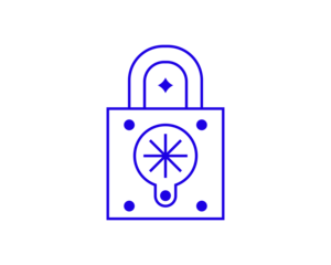 Isolated Geometric concept of lock vector illustration in a flat style for website, mobile app, banner, ui ux design, web design, business, marketing, landing page, web development
