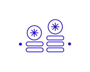 Isolated Geometric concept of coins vector illustration in a flat style for website, mobile app, banner, ui ux design, web design, business, marketing, landing page, web development
