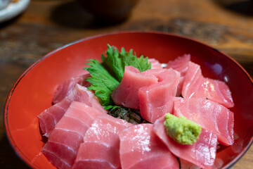 美味しそうなマグロ丼