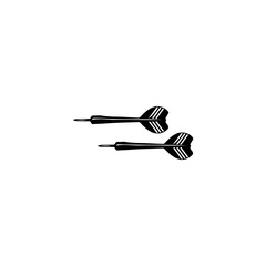 vector illustration of two small arrows