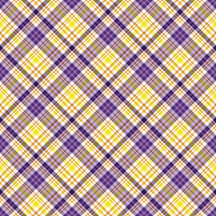 Vibrant Plaid Seamless Pattern - Colorful and bright repeating pattern design