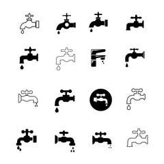 tap icon set vector illustration on white background..eps