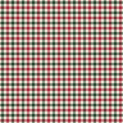 Christmas Plaid Seamless Pattern - Colorful and festive repeating pattern design