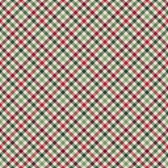 Christmas Plaid Seamless Pattern - Colorful and festive repeating pattern design