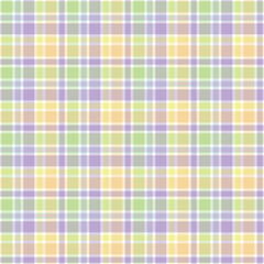 Pastel Plaid Seamless Pattern - Colorful and bright repeating pattern design