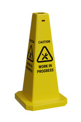 Polyurethane Yellow 24 Inch Safety Open Top With Moulded-in Slots With Holes For Plastic Chain...