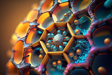 3D image of Nanoscience and Nanotechnology, transversal scientific-technological field.