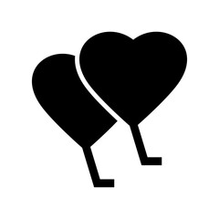 balloon icon or logo isolated sign symbol vector illustration - high quality black style vector icons