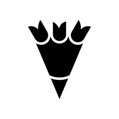 bouquet icon or logo isolated sign symbol vector illustration - high quality black style vector icons
