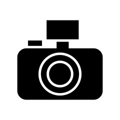 camera icon or logo isolated sign symbol vector illustration - high quality black style vector icons