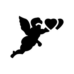 cupid icon or logo isolated sign symbol vector illustration - high quality black style vector icons
