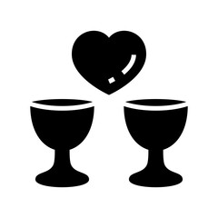 dating valentine icon or logo isolated sign symbol vector illustration - high quality black style vector icons