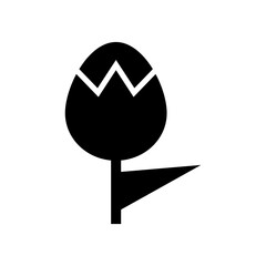 flower icon or logo isolated sign symbol vector illustration - high quality black style vector icons