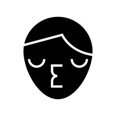 kiss icon or logo isolated sign symbol vector illustration - high quality black style vector icons
