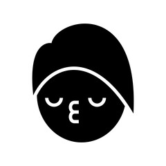 kiss icon or logo isolated sign symbol vector illustration - high quality black style vector icons