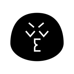 Obraz premium kiss icon or logo isolated sign symbol vector illustration - high quality black style vector icons