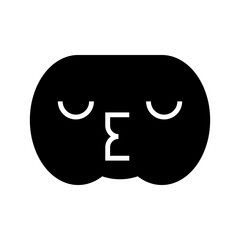 kiss icon or logo isolated sign symbol vector illustration - high quality black style vector icons
