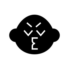 kiss icon or logo isolated sign symbol vector illustration - high quality black style vector icons