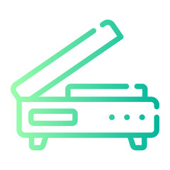 scanner gradient icon