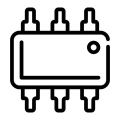 integrated line icon