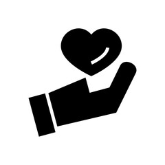 love hand icon or logo isolated sign symbol vector illustration - high quality black style vector icons