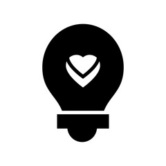 love idea icon or logo isolated sign symbol vector illustration - high quality black style vector icons