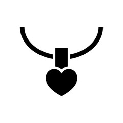 necklace icon or logo isolated sign symbol vector illustration - high quality black style vector icons
