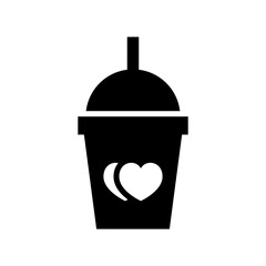 smoothie icon or logo isolated sign symbol vector illustration - high quality black style vector icons
