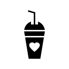 smoothie icon or logo isolated sign symbol vector illustration - high quality black style vector icons
