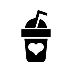 smoothie icon or logo isolated sign symbol vector illustration - high quality black style vector icons
