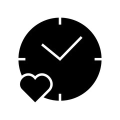 time icon or logo isolated sign symbol vector illustration - high quality black style vector icons
