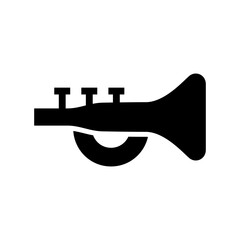 trumpet icon or logo isolated sign symbol vector illustration - high quality black style vector icons