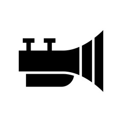 Obraz premium trumpet icon or logo isolated sign symbol vector illustration - high quality black style vector icons