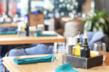abstract blurred background restaurant interior