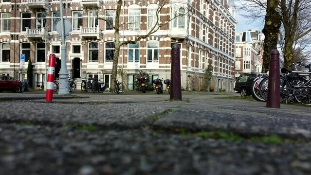 Amsterdam, Netherlands 2023, Flight over the City 4K. Dutch Buildings, Church, Canals, Bridges, Green Park, Architecture by Drone