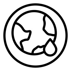 global distribution line icon