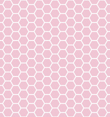 パターン素材　幾何模様　ヘックス　ライトマゼンタ
